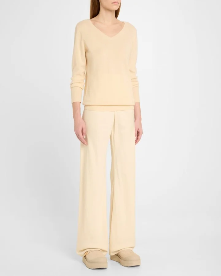 Mellow Suede Shearling Buckle Platform Loafer Mules - Image 6