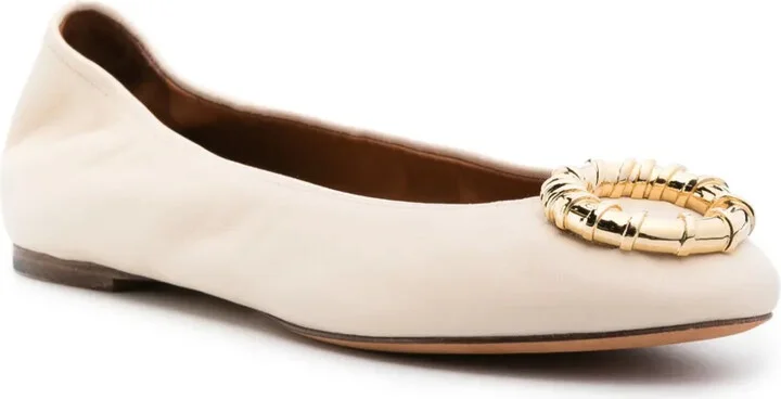 Melodie leather ballerina shoes - Image 2
