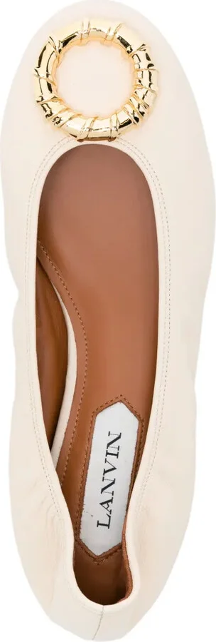 Melodie leather ballerina shoes - Image 4