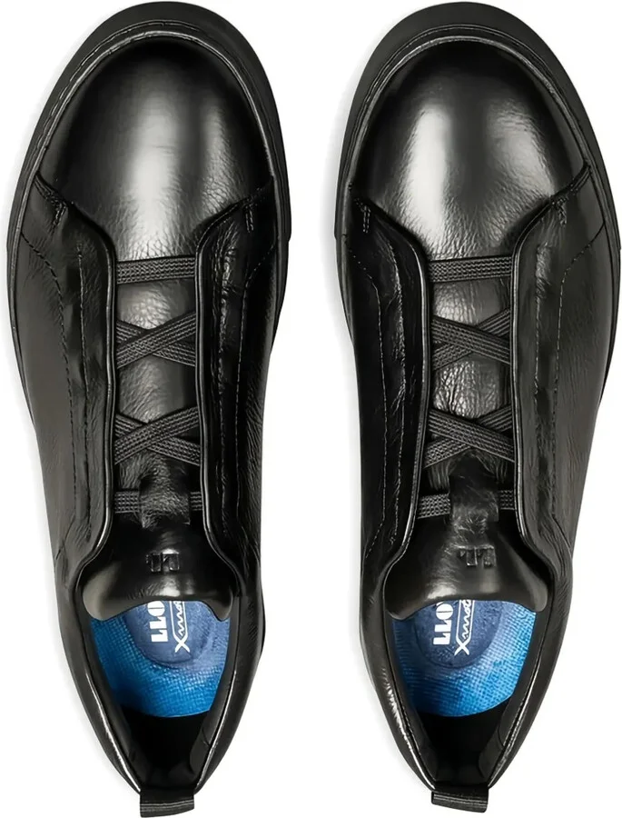 Melos slip-on leather sneakers - Image 3