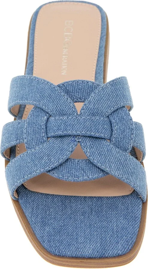 Meltem Square Toe Slide Sandal - Image 5