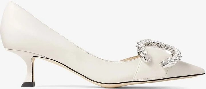 Melva Dorsay 50 Crystal Buckle Pumps