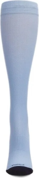 Memoi Unisex Solid Nylon 15-20mmHg Graduated Compression Socks ight Blue - Image 2