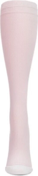 Memoi Unisex Solid Nylon 15-20mmHg Graduated Compression Socks ight Blue - Image 3