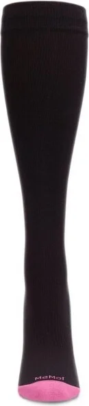 Memoi Unisex Solid Nylon 15-20mmHg Graduated Compression Socks ight Blue - Image 4
