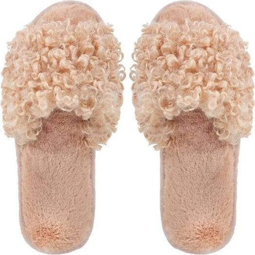 Memoi Women's C'est Bon Memory Foam Plush Slippers Pink S - Image 3