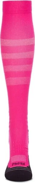 Memoi Women's Neon Performance Knee High Nylon Moderate Compression Socks Neon Yellow 9-11 - Image 3