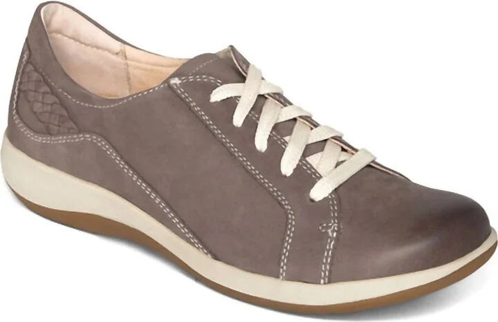 Men Dana Lace Up Oxford In Warm Grey