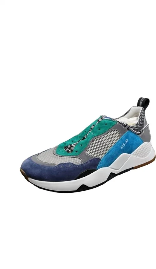 Men Runner Shoes In Blue/turquoise