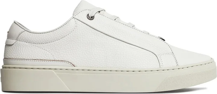 Men Sneakers Gary White Leather Rubber Sole Tennis Lace Up New