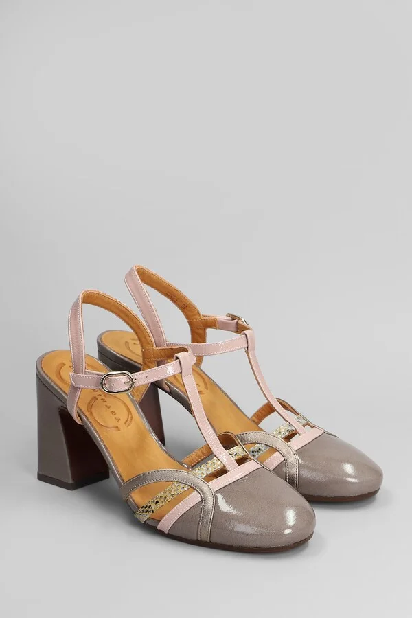 Mendy 46 Pumps In Taupe Leather - Image 2
