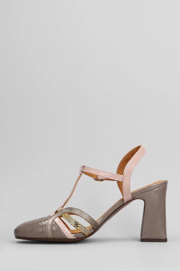 Mendy 46 Pumps In Taupe Leather - Image 3