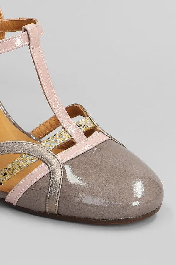 Mendy 46 Pumps In Taupe Leather - Image 5