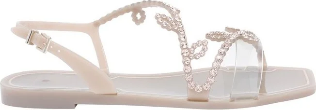 Menghi Embellished Slingback Sandals