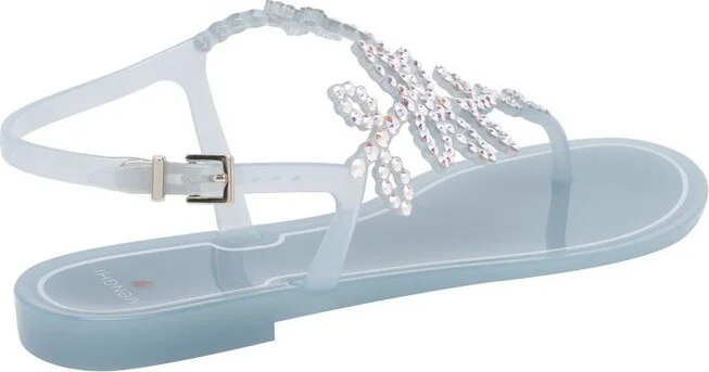 Menghi Embellished Thong Sandals