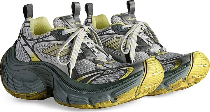 Men's 10XL Sneakers - Grey Yellow - Size 9 - Image 2