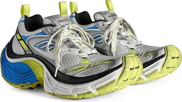 Men's 10XL Sneakers - Grey Yellow - Size 9 - Image 8