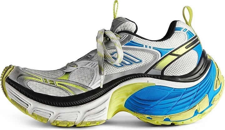 Men's 10XL Sneakers - Grey Yellow - Size 9 - Image 11