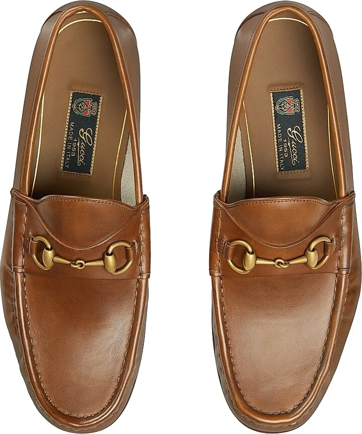Men's 1953 Horsebit Leather Loafers - Brown - Size 7 - Image 4