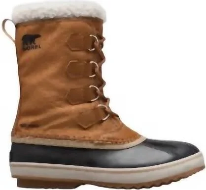 Men's 1964 Pac Nylon Waterproof Winter Boots In Camel Brown, Black