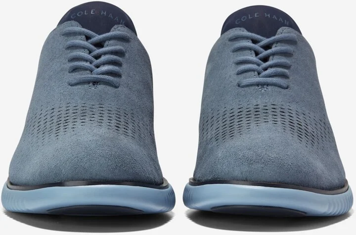 Men's 2.ZERØGRAND Laser Wingtip Lined Oxfords - Image 2