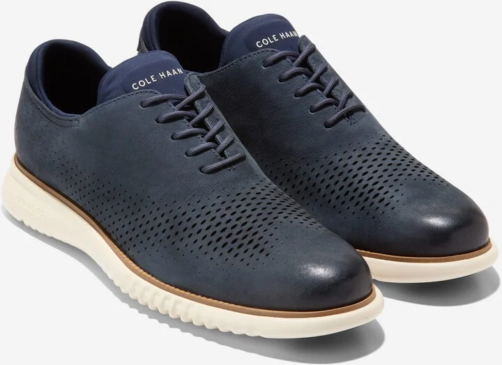 Men's 2.ZERØGRAND Laser Wingtip Oxfords - Image 5