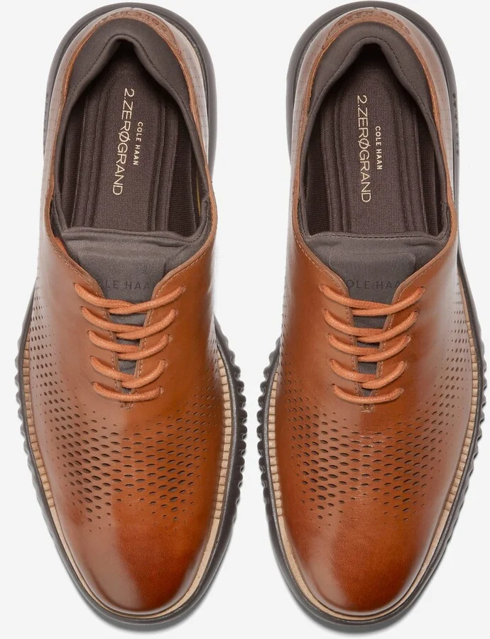 Men's 2.ZERØGRAND Laser Wingtip Oxfords - Image 4