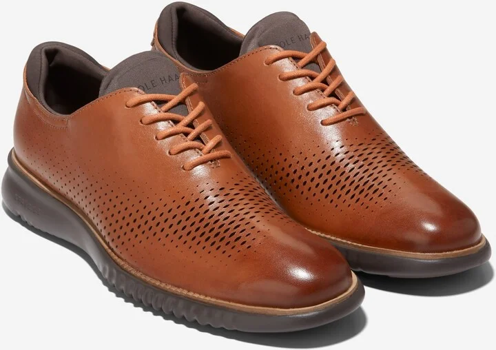 Men's 2.ZERØGRAND Laser Wingtip Oxfords - Image 5
