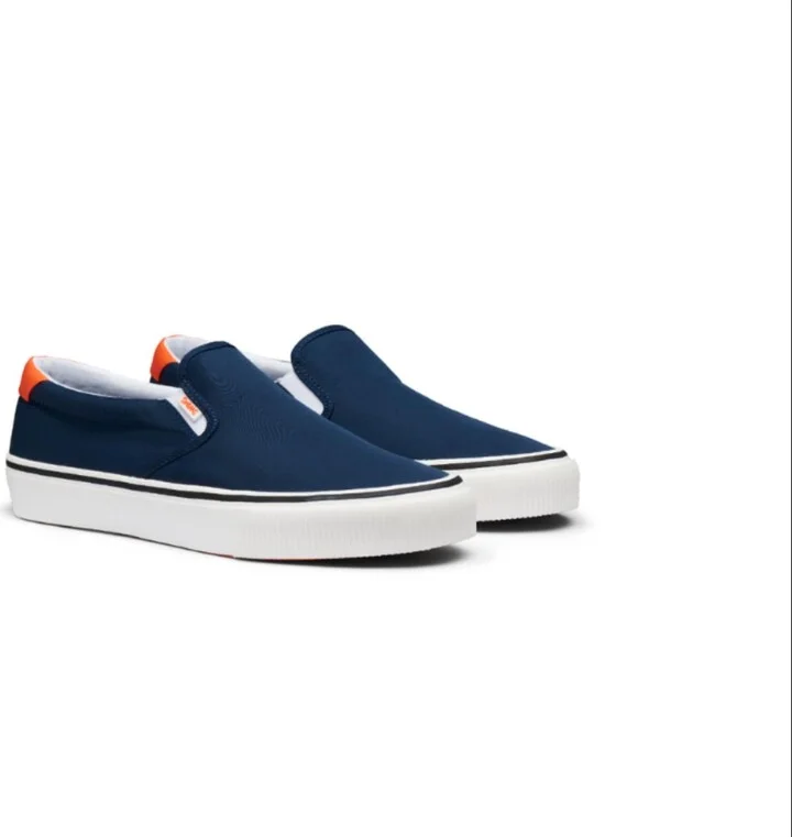 Men's 24 Hour Slip On In Navy/orange/white