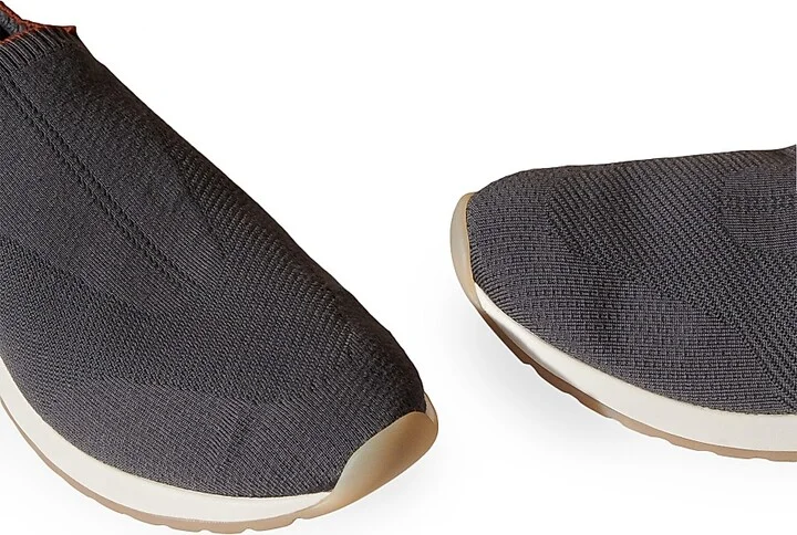 Men's 360 Flexy Active Wish Wool Knit Sneakers - Gray Brick - Size 5 - Image 4