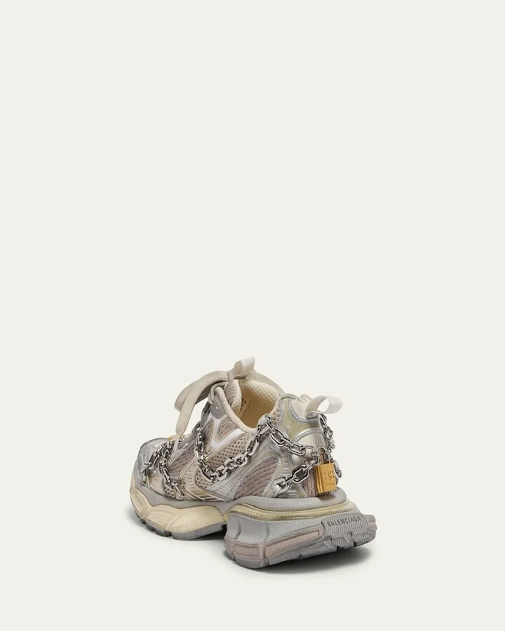 Men's 3XL Chain Mesh Fashion Sneakers - Image 3