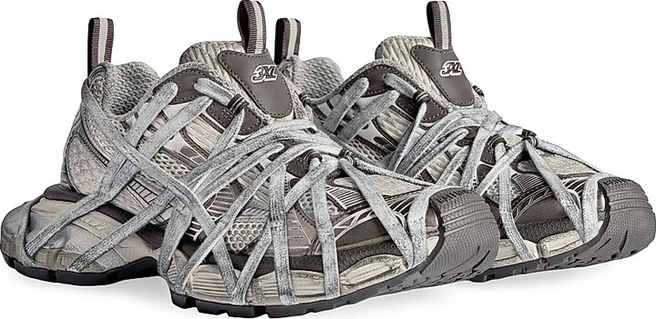Men's 3XL Extreme Lace Sneakers - Orange Beige - Size 6 - Image 7