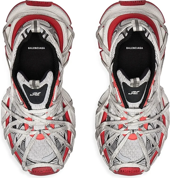 Men's 3XL Extreme Lace Sneakers - White Multicolor - Size 6 - Image 11