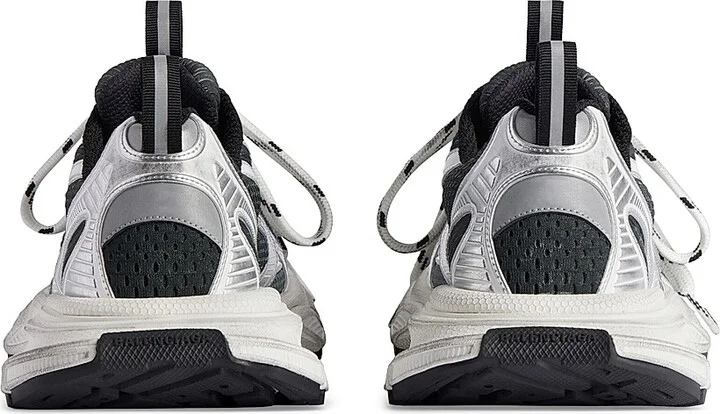 Men's 3XL Gradient Sneakers - Black Grey White - Size 6 - Image 4