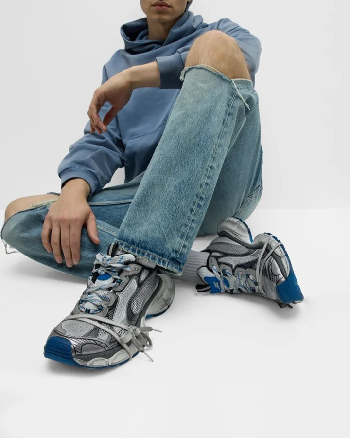 Men's 3XL Mesh Runner Sneakers - Image 5