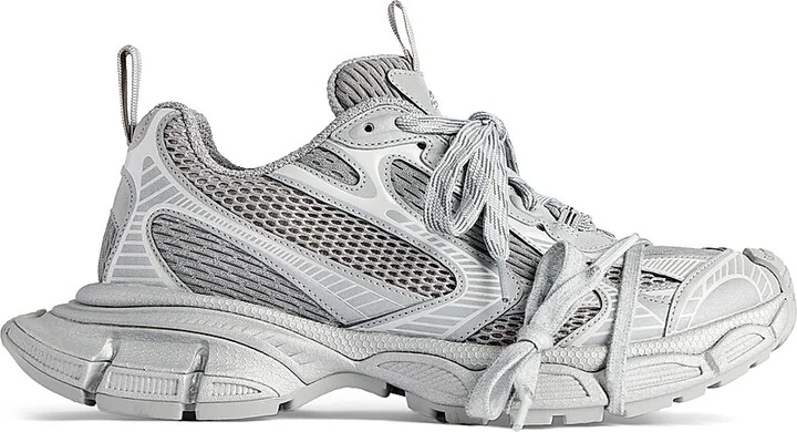 Men's 3XL Reflective Sneakers - Grey - Size 6