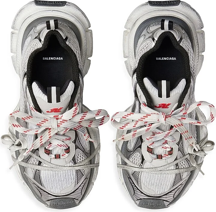 Men's 3XL Sneakers - Grey Multi - Size 6 - Image 5