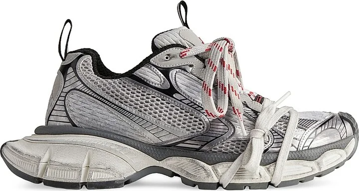 Men's 3XL Sneakers - Grey Multi - Size 6