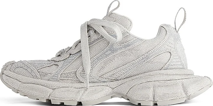 Men's 3XL Sneakers With Rhinestones - Crystal - Size 8 - Image 5