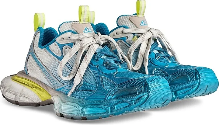 Men's 3XL Toe Spray Sneakers - White Multicolor - Size 6 - Image 8