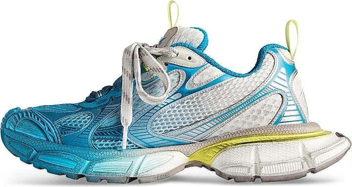 Men's 3XL Toe Spray Sneakers - White Multicolor - Size 6 - Image 11