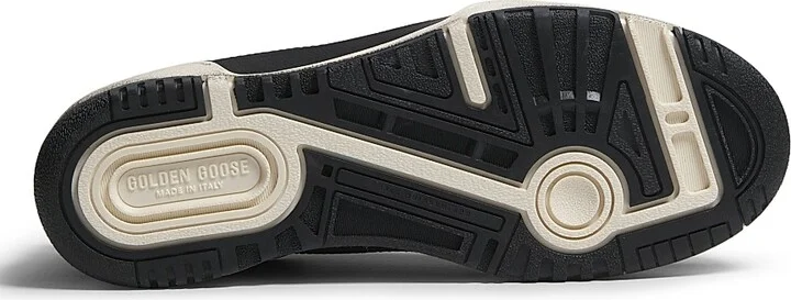 Men's 42 Leather Low-Top Sneakers - White Ottanio Black - Size 6 - Image 11