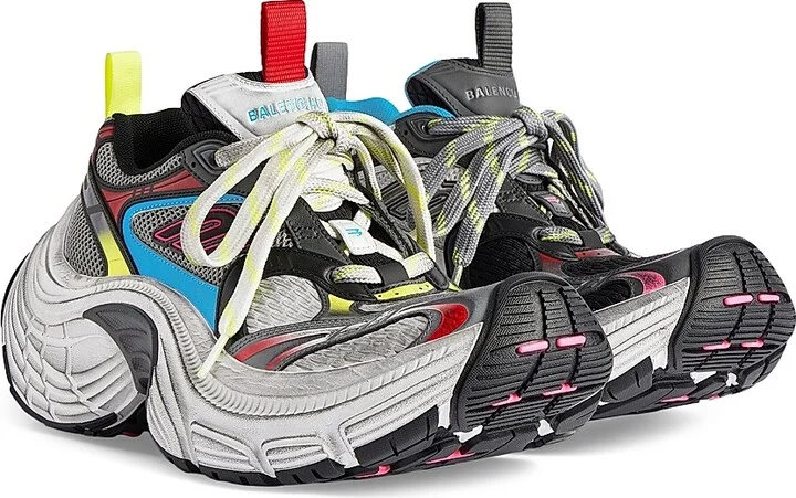 Men's 6XL Sneakers - Black White Multi - Size 7 - Image 2