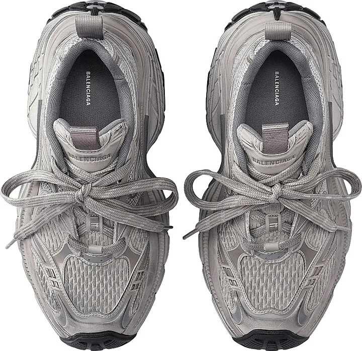 Men's 6XL Sneakers - Taupe Grey Black - Size 10 - Image 6