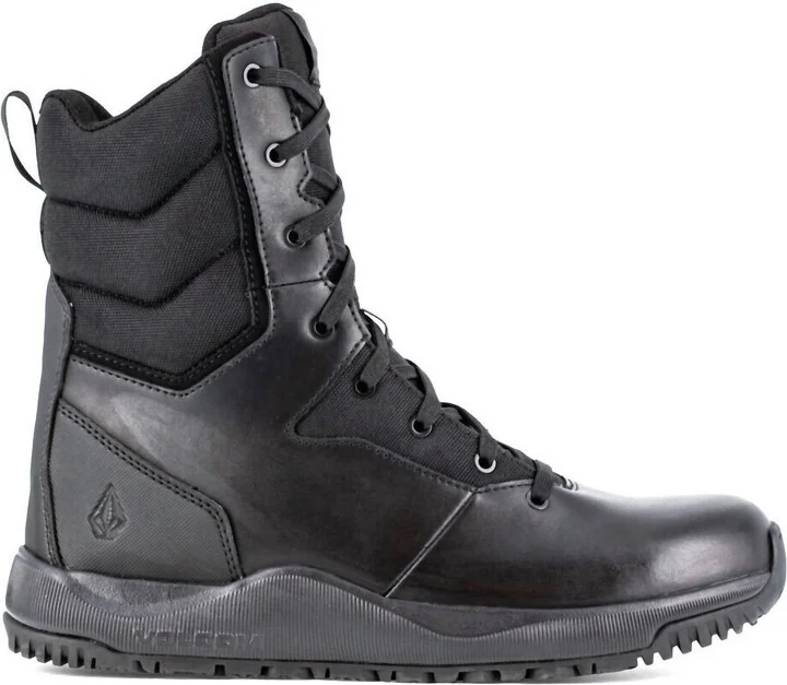 Men's 8" Tactical Side-Zip Work Boot - Medium Width In Black