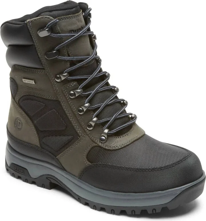 Men's 8000Works 8" Ubal Side-Zip 400G Insulated Boot - Medium Width In Black Multi