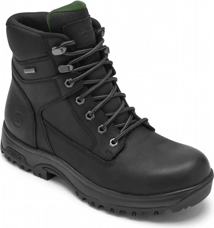Men's 8000Works Waterproof 6" Plain Toe Boot - Medium Width In Black