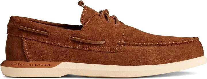 Men's A/o Plushwave 2.0 Boat Shoes In Camo Brown/brown