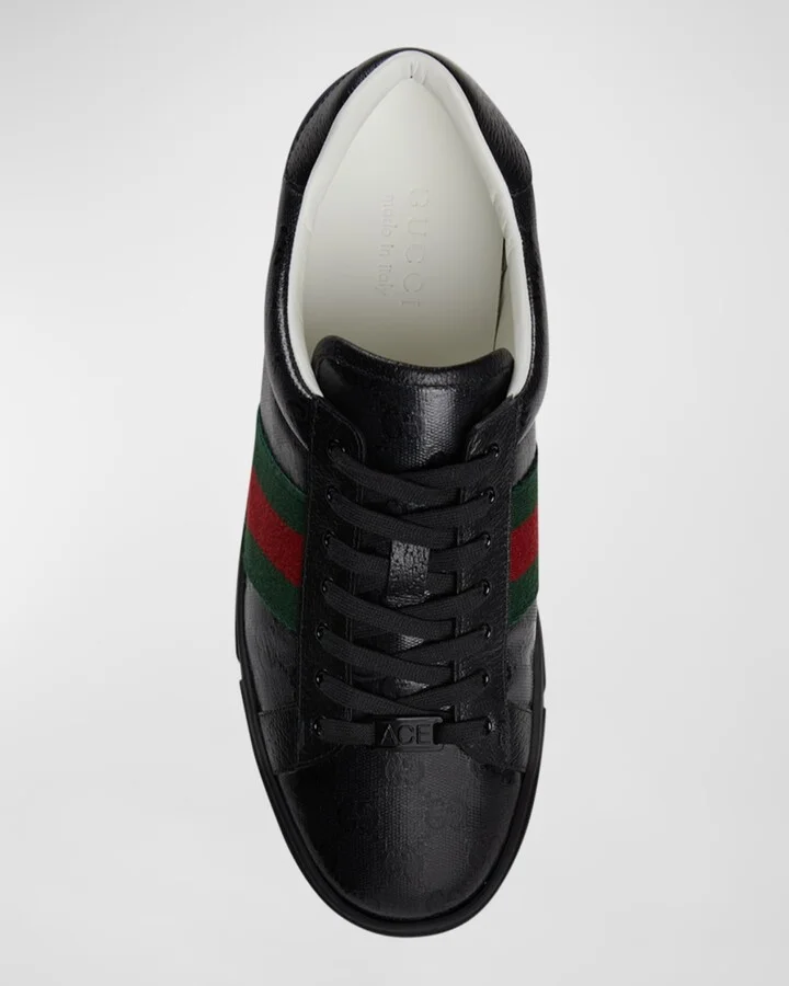 Men's Ace GG Crystal Canvas Sneakers - Image 3