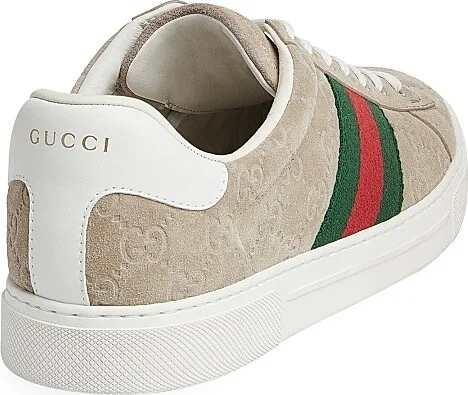 Men's Ace GG Suede Sneakers - Oatmeal - Size 8 - Image 3